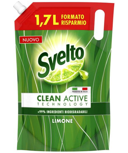 SVELTO CLEAN ACTIVE RICARICA POUCH LT.1,70 LIMONE