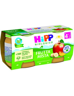 HIPP OMOGENEIZZATO FRUTTAMISTA 100%  2X80G