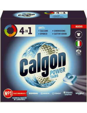 CALGON POWER TABS 4 IN 1 X15PZ.