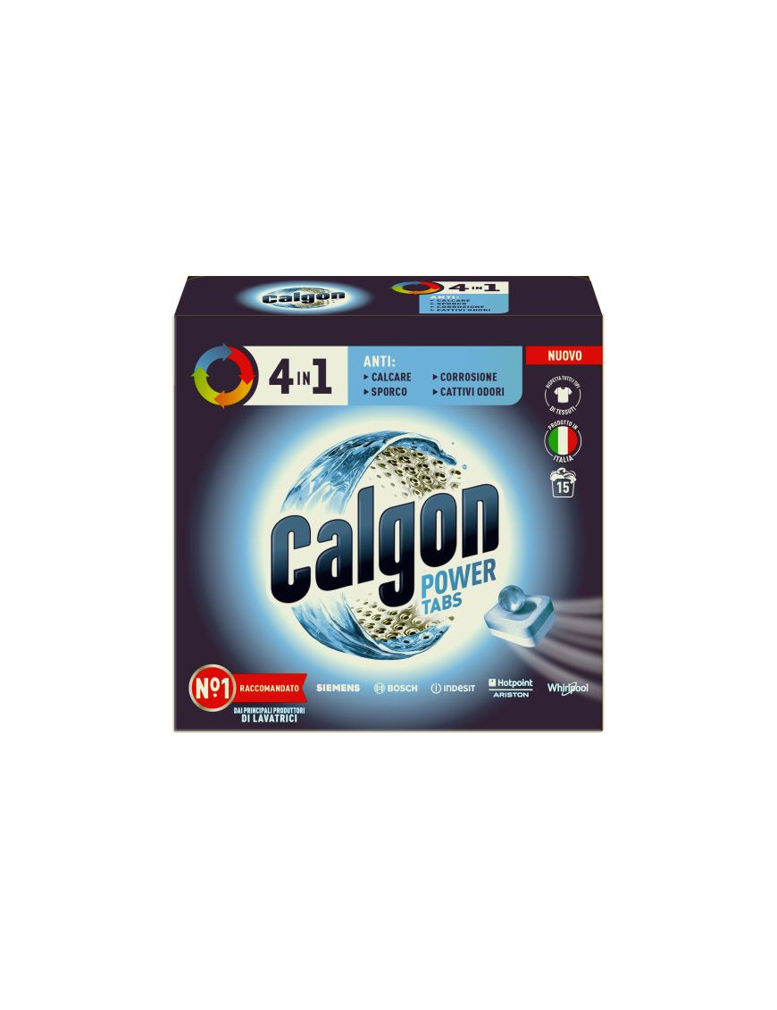 CALGON POWER TABS 4 IN 1 X15PZ.