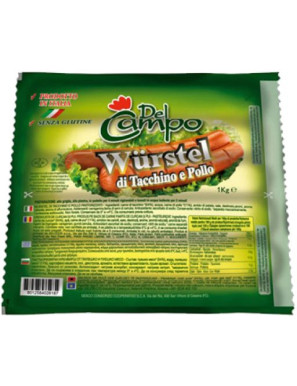 DEL CAMPO WURSTEL POLLO/TACCHINO KG 1