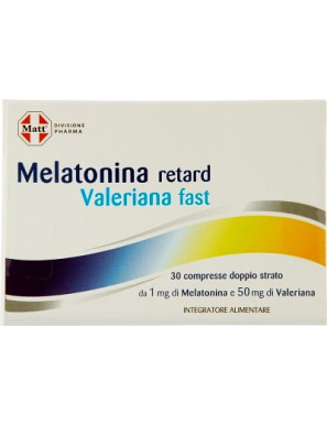 MATT MELATONINA RETARD VALERIANA FAST 30 CPR- DIV. PHARMA