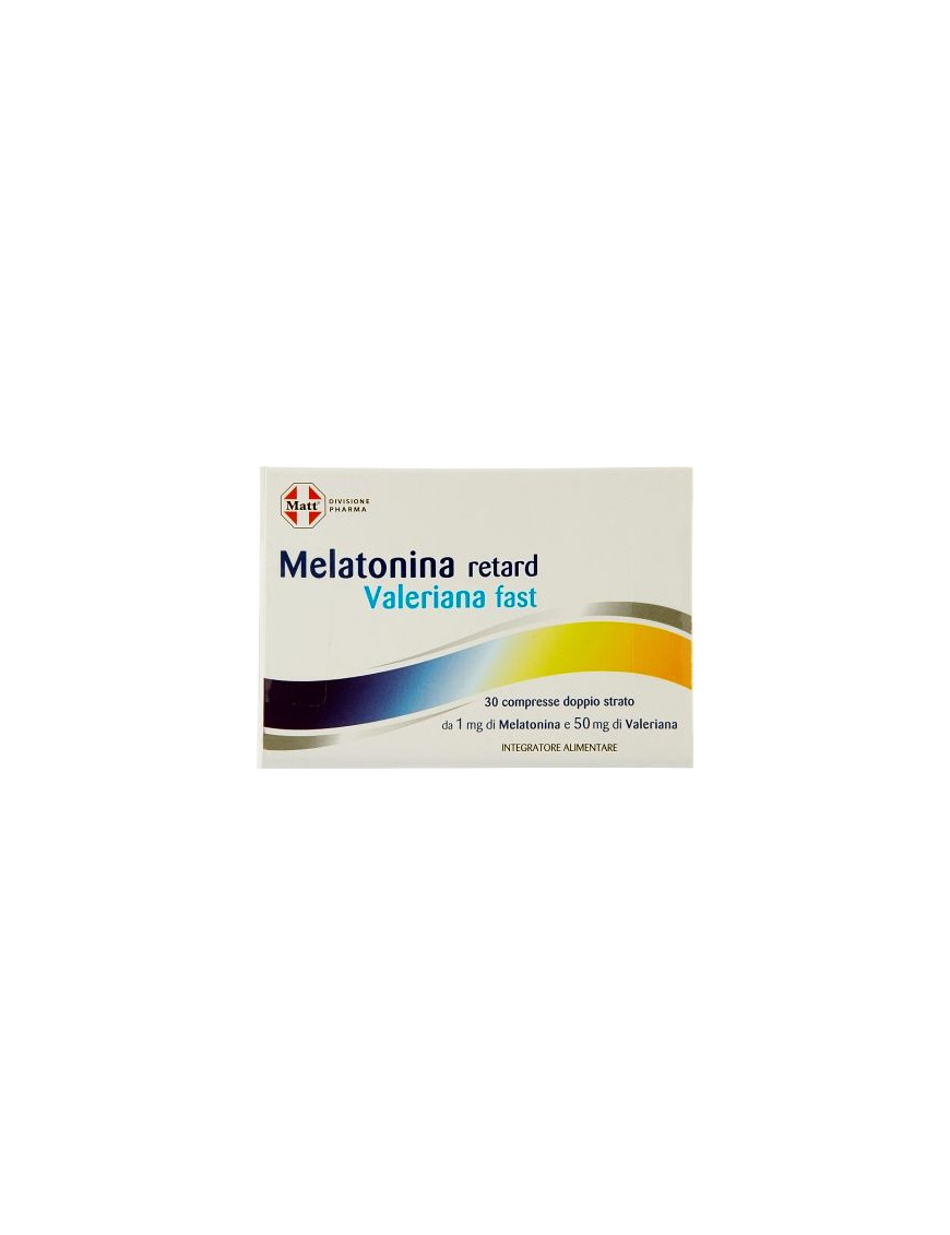 MATT MELATONINA RETARD VALERIANA FAST 30 CPR- DIV. PHARMA