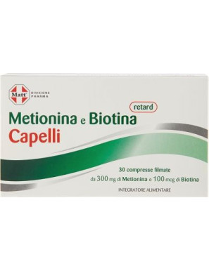 MATT METIONINA E BIOTINA RETARD CAPELLI 30 CPR-DIV.PHA