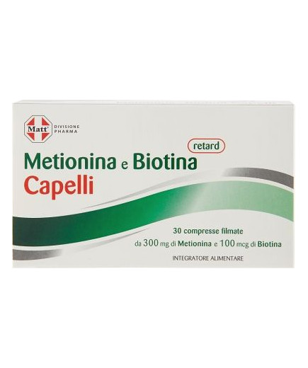 MATT METIONINA E BIOTINA RETARD CAPELLI 30 CPR-DIV.PHA