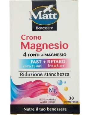 MATT CRONO MAGNESIO 30 CPR- DIV. BENESSERE