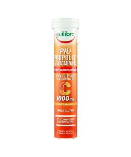 EQUILIBRA PIU' PROPOLI E VITAMINA C MG.1000 20 CPR