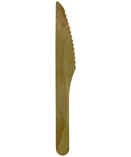 BIO COLTELLI IN LEGNO BIODEGRADABILE PZ.25