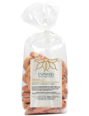 DOLCEZZE SALENTINE TARALLI AIPOMODORI SECCHI G.250