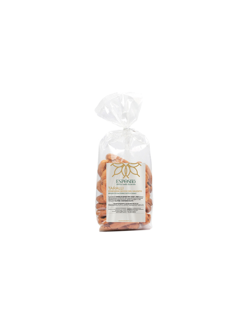 DOLCEZZE SALENTINE TARALLI AIPOMODORI SECCHI G.250