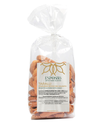 DOLCEZZE SALENTINE TARALLI AIPOMODORI SECCHI G.250