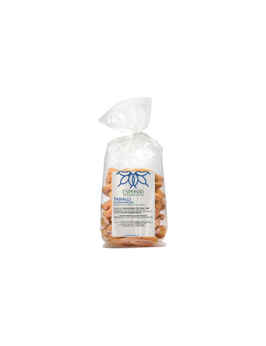 DOLCEZZE SALENTINE TARALLI ALPEPERONCINO G.250