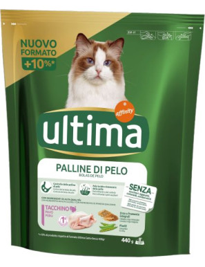 ULTIMA CAT HAIRBALL SECCO BUSTA GR 440
