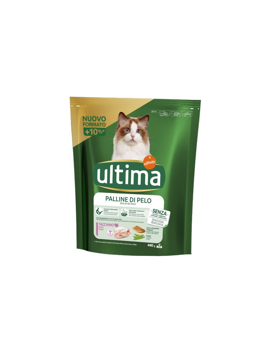 ULTIMA CAT HAIRBALL SECCO BUSTA GR 440