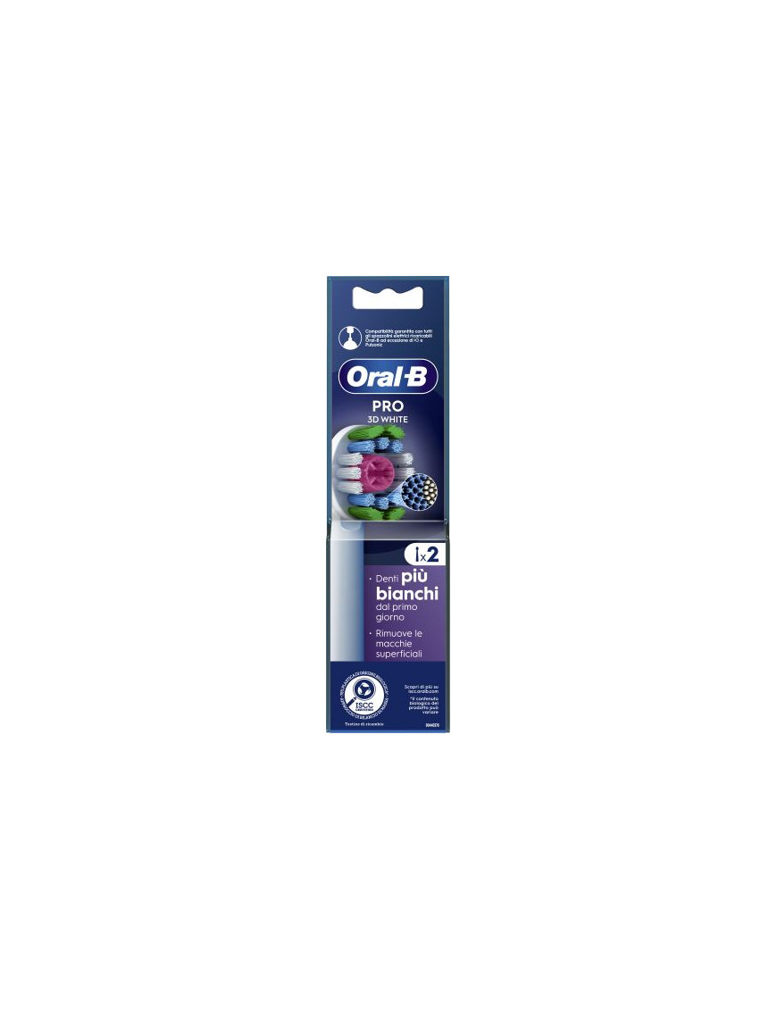 ORAL-B TESTINA REFILL PRO 3D WHITE X2