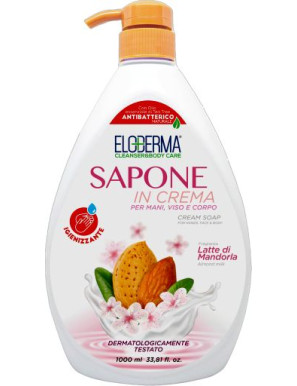 ELODERMA CREMA DI SAPONE LT.1 DISPENCER MANDORLA