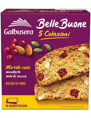 GALBUSERA BELLE BUONE SNACKG.150 C/MIRTILLI /MANDORLE