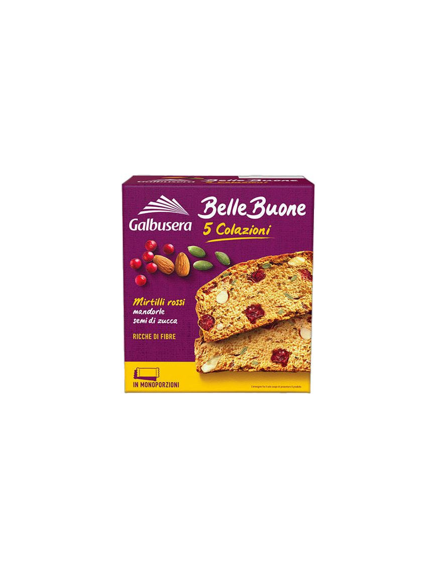 GALBUSERA BELLE BUONE SNACKG.150 C/MIRTILLI /MANDORLE