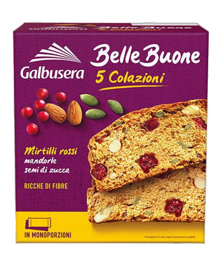 GALBUSERA BELLE BUONE SNACKG.150 C/MIRTILLI /MANDORLE