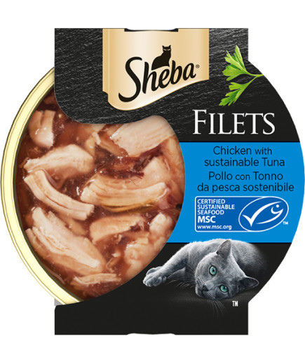 SHEBA FILETS POLLO E TONNOG.60