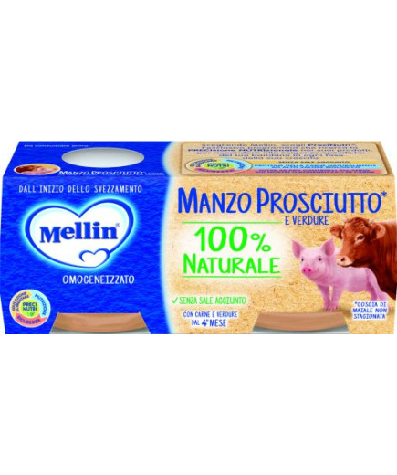 Mellin Omo Manzo-Prosciutto gr.80X2