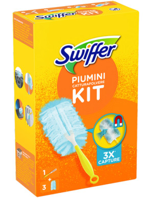 SWIFFER DUSTERS STARTER KIT +3 PIUMINI