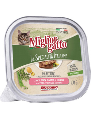 MORANDO MIGLIORGATTO SPECIA.ITPATE GR.100 SUINO PATATE PISEL