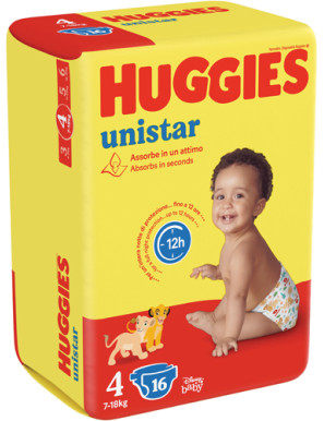HUGGIES UNISTAR X16 KG.7/18N.4