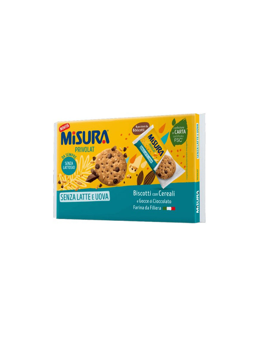 MISURA BISCOTTO G.280 PRIVOLAT CEREALI E CIOCC.