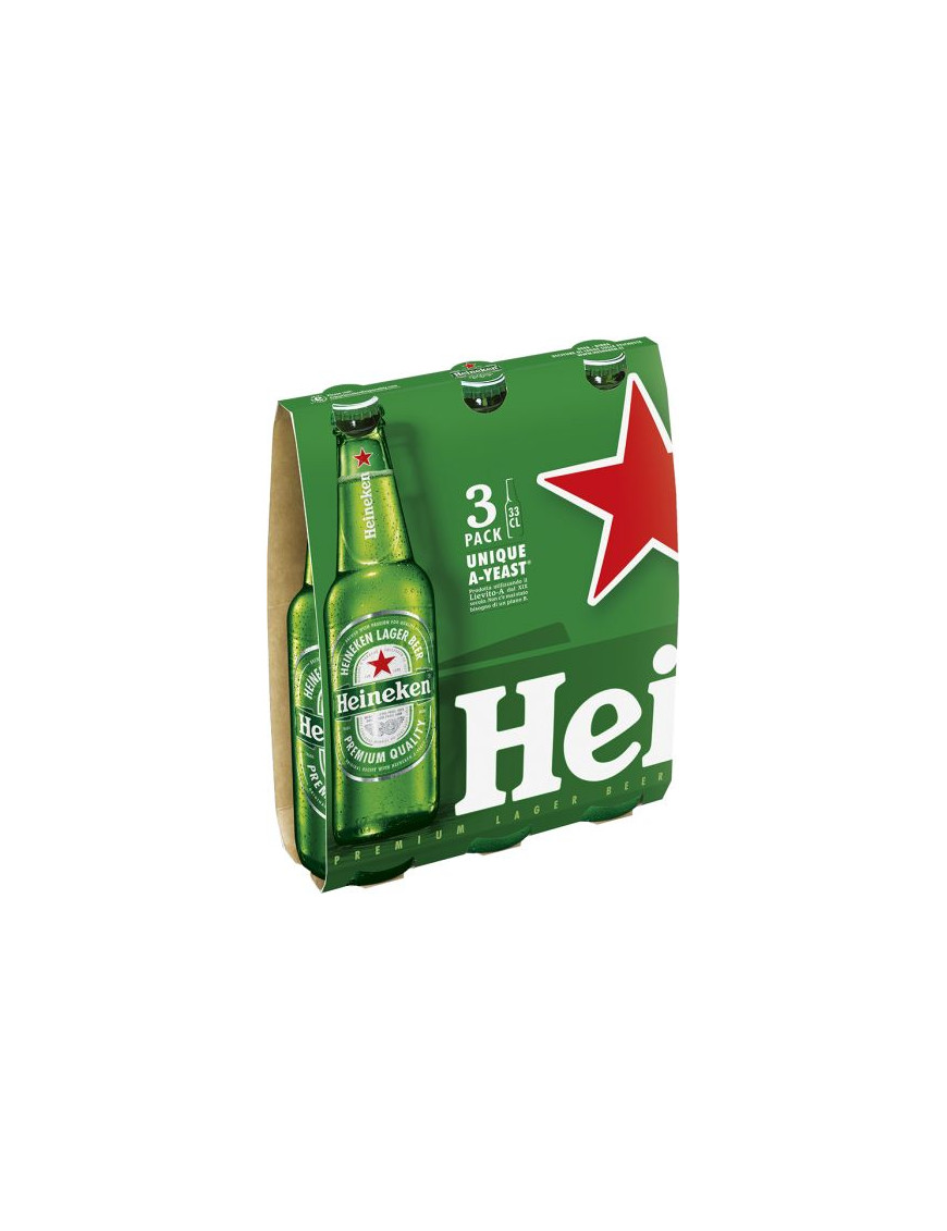 Heineken cl.33 X 3