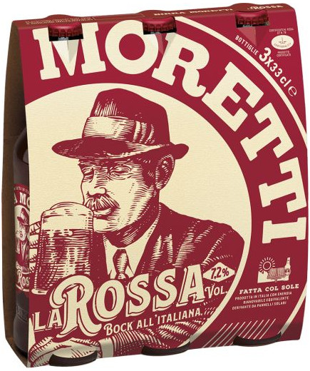 Moretti Birra Rossa cl.33X3