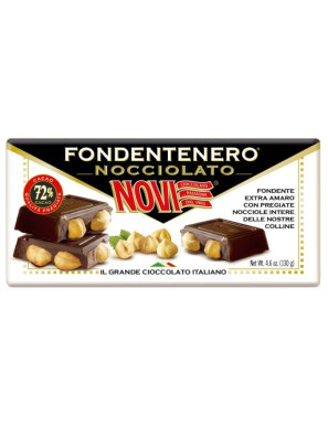 Novi Tavoletta Nocciolato Fondente Nero gr.130