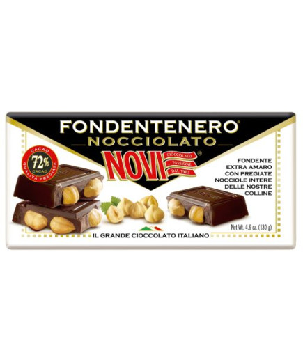 Novi Tavoletta Nocciolato Fondente Nero gr.130