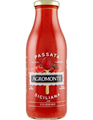 Agromonte Passata Con Pomodoro Ciliegino gr.520 Rosso