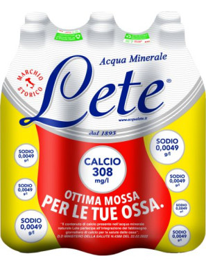 Lete Acqua Minerale Effervescente Naturale cl.50