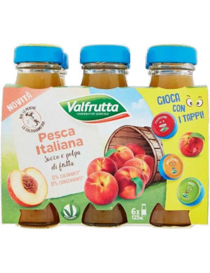 Valfrutta Succo Pesca ml.125x6