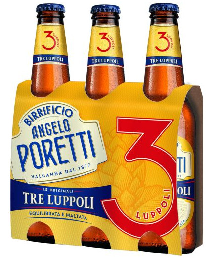 Poretti Birra 3 Luppoli cl.33X3