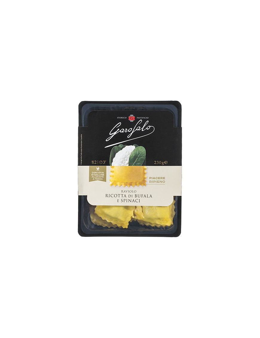 GAROFALO RAVIOLO G.230 RIC.BUFALA E SPINACI -PASTA FRESCA-