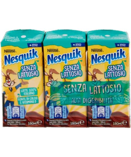 NESTLE NESQUIK SHAKE ML.180X3 S/LATTOSIO