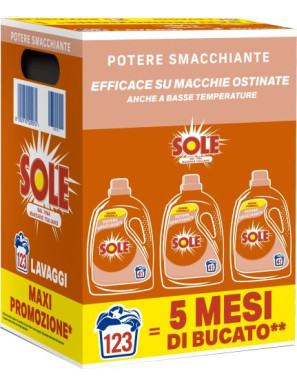 SOLE LAV.LIQ.POTERE SMACCHIANTE 41 MIS. LT.1,845X3 (TRIPACCO