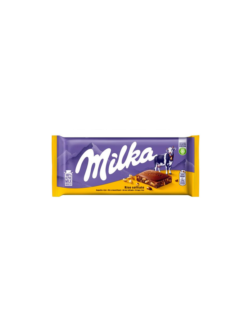 MILKA TAV. RICE CRISPY G.100