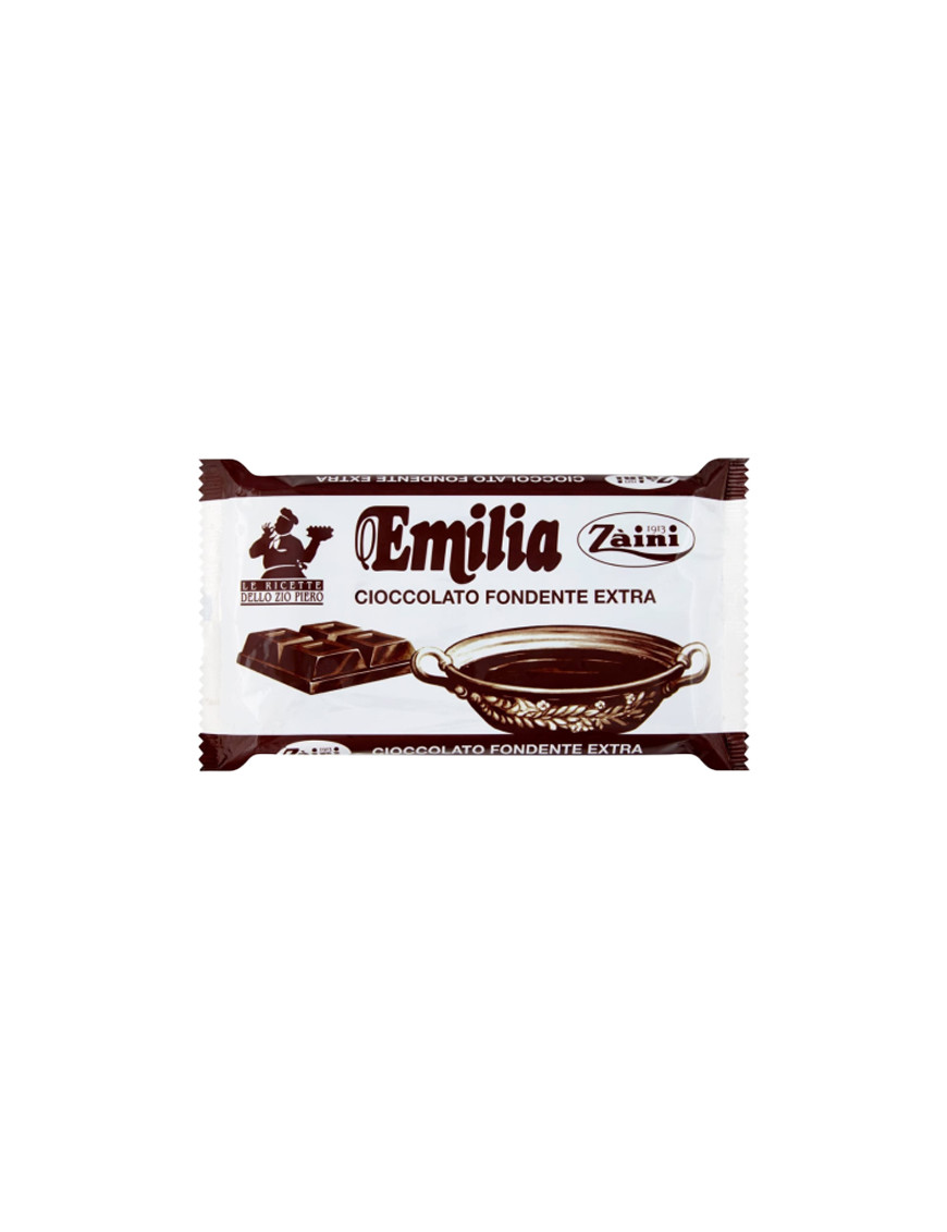 Zaini Cioccolata Emilia Fondente gr.400 Dama