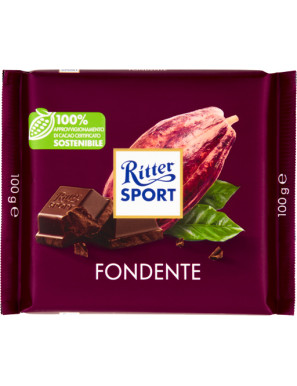 Ritter Fondente 50% Cacao gr. 100