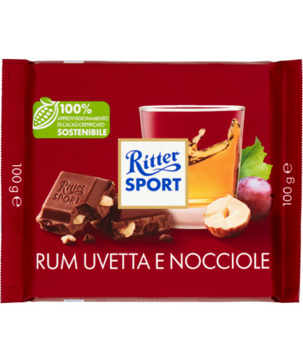 Ritter Rum Uvetta E Nocciole gr.100
