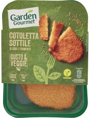 Garden Gourmet Cotoletta Sottile Di Soia E Frumento gr.180