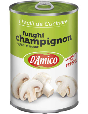 D'Amico Funghi Champignons Nat.Tagliati gr.425