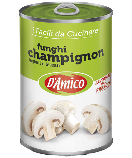 D'Amico Funghi Champignons Nat.Tagliati gr.425