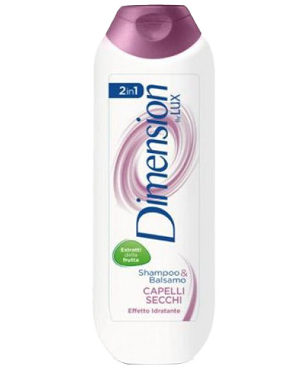 Dimension By Lux Shampoo 2 IN 1 ml.250 Capelli Secchi