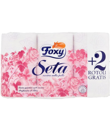 Foxy Seta Carta Igienica 4+2 Rotoli Maxi 2 Veli
