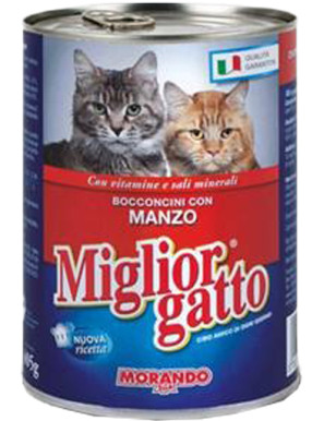 Morando Miglior Gatto Bocconi Manzo gr.400